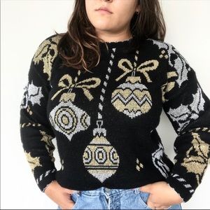80s 90s ugly Christmas sweater ornaments